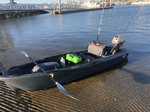 skiff/kayak jonny bass 100outboard not included for sale