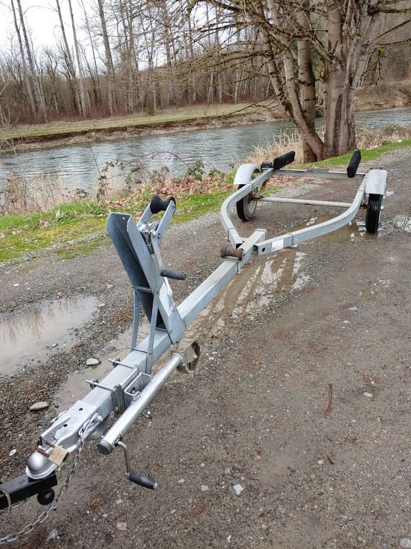 Galvanized boat trailer for Sale in Kent, WA OfferUp