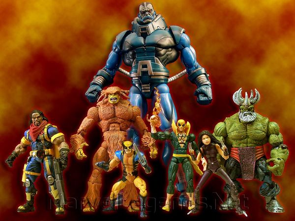 marvel legends apocalypse baf complete