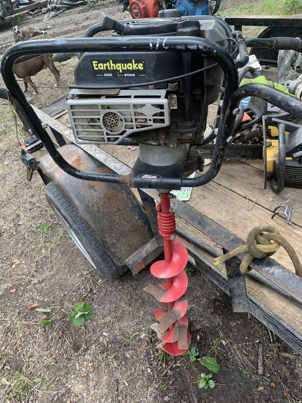 Earthquake Post Hole Digger