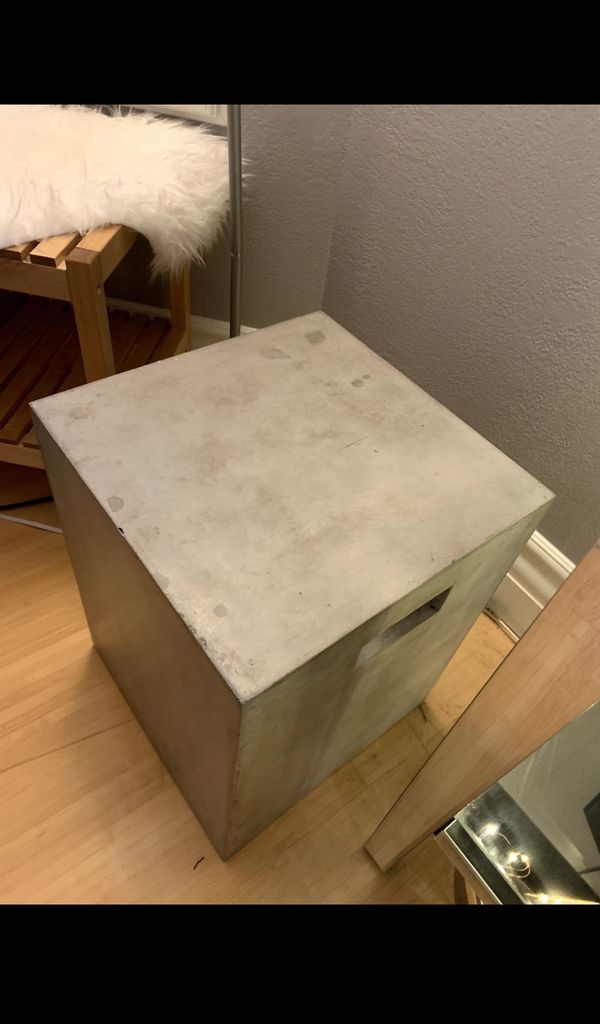 CB2 concrete coffee table and side table for Sale in San Francisco, CA