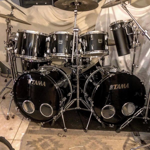 Tama vintage early 80s Imperialstar double bass drum set shells only ...