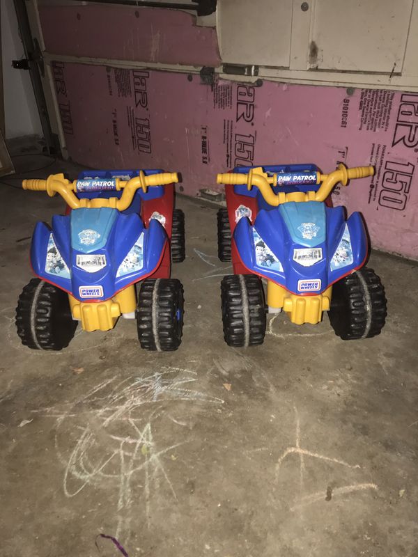 paw patrol ryder four wheeler