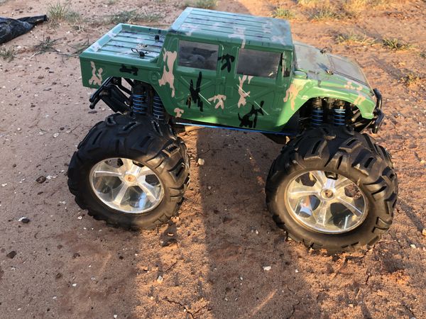 gas powered remote control semi