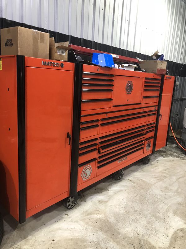 used matco tool box top hutch
