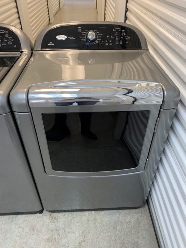 Whirlpool cabrio platinum top load washer and electric dryer set for ...