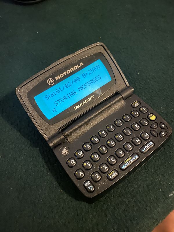 Motorola 2 Way TalkAbout Pager vintage with power functions for Sale in