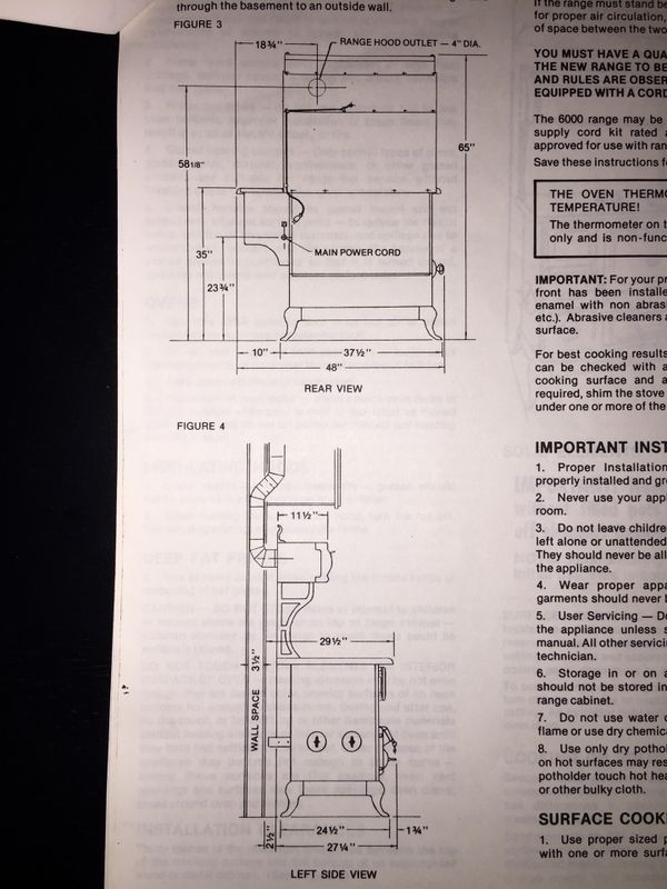 Elmira Stove Works Model 6000 Ivory. for Sale in Downers Grove, IL