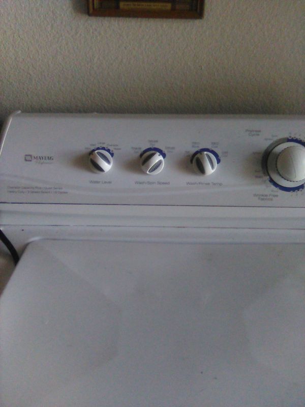 Maytag washer oversize capacity Plus Quiet Series Heavy Duty for Sale in San Antonio, TX OfferUp