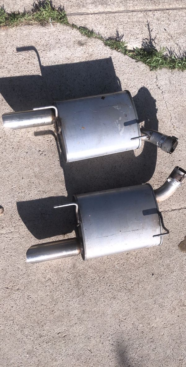 OEM 0509 Mustang GT V8 Dual Exhaust Chrome Tip Muffler for Sale in The Colony, TX OfferUp