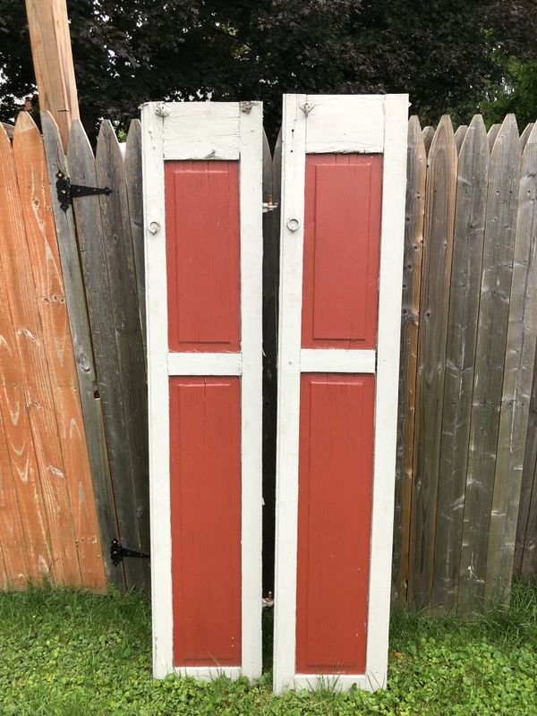 Vintage Pair 1800’s Old Wooden Window Shutters for Sale in Harrisburg