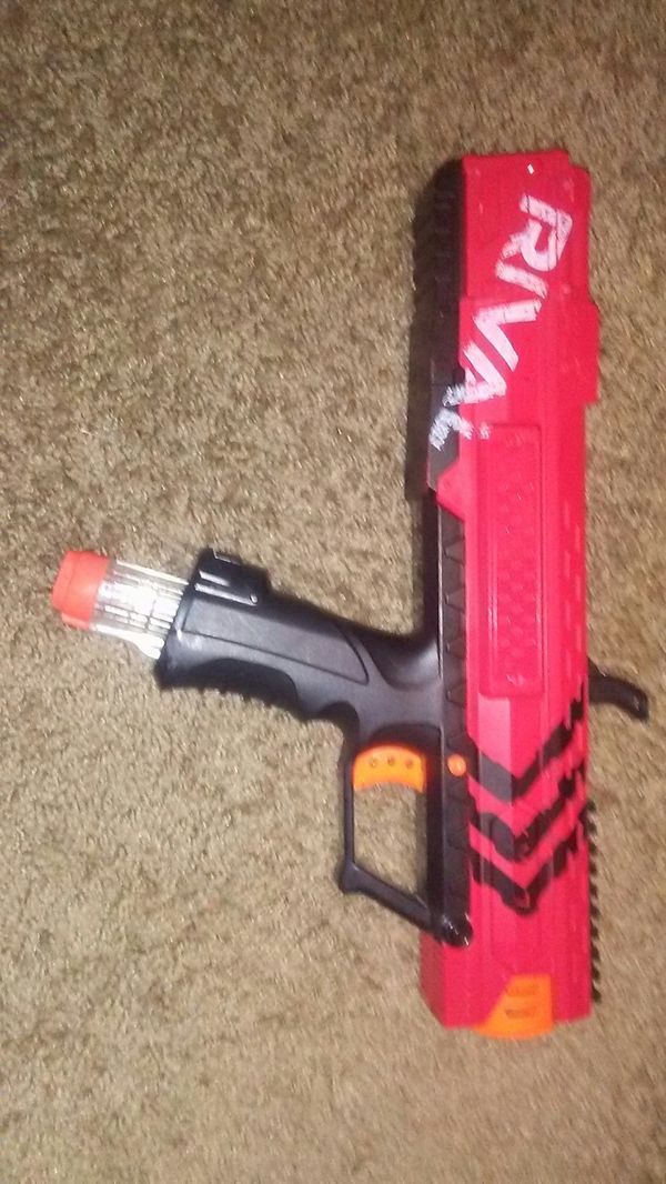 nerf rival hand gun