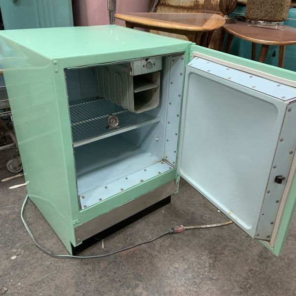 Vintage refrigerator mini fridge vintage trailer refrigerator for Sale