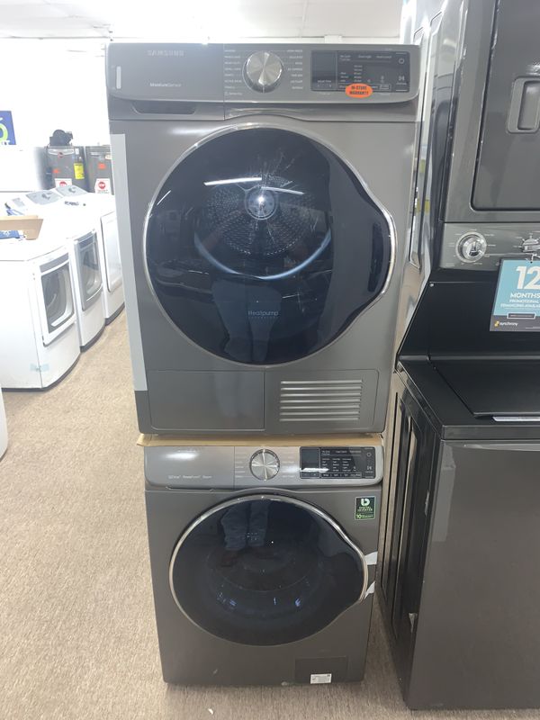 BRAND NEW! Samsung Washer/Dryer stackable set! We deliver and finance