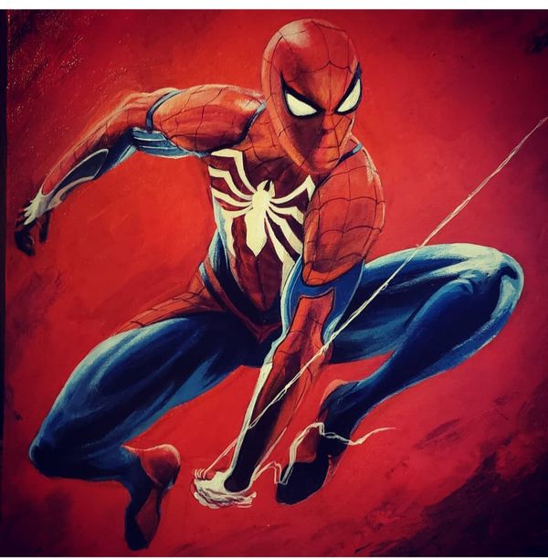 Spiderman acrylic painting for Sale in Las Vegas, NV OfferUp