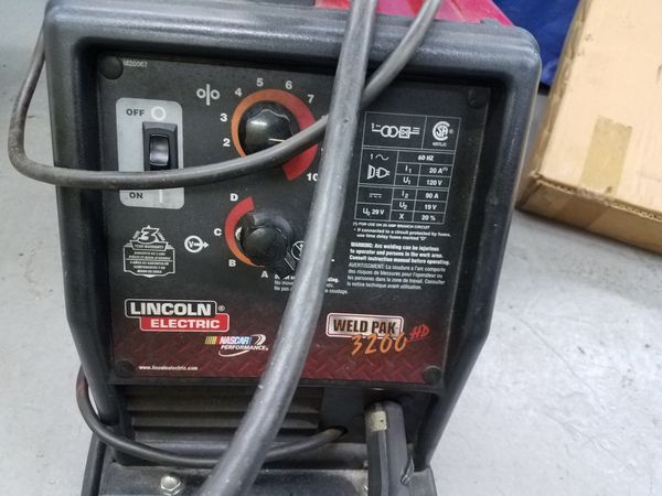 Lincoln Mig Welder 3200 Hd Weld Pak For Sale In Zephyrhills Fl Offerup 5460