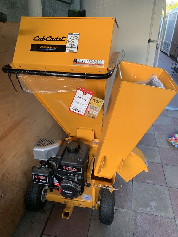 Cub Cadet CS3310 3 in. Upright Chipper Shredder for Sale in Lodi, CA ...