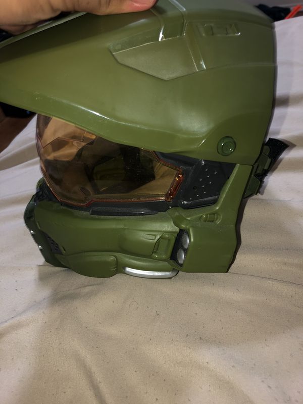 Collectible Halo 4 Master Chief Helmet Mask with sounds and speech ...