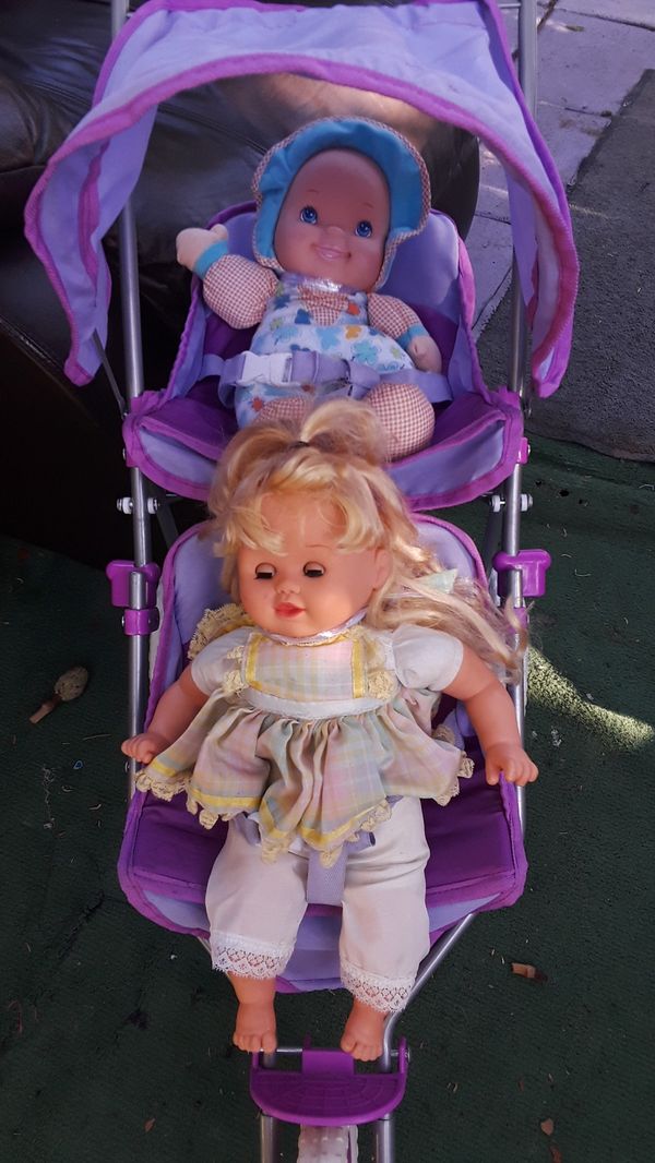 two seater baby doll stroller