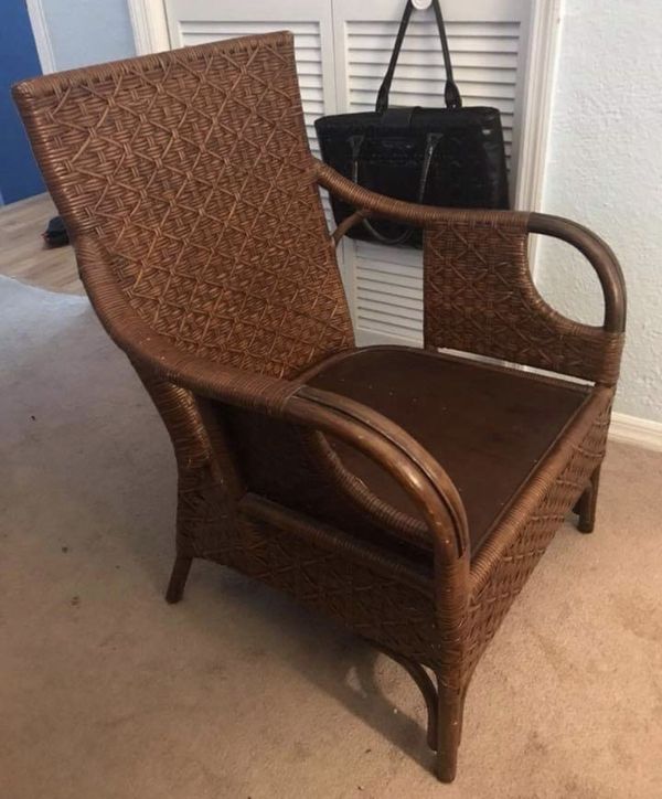 Wicker Pier One chair for Sale in Miami, FL OfferUp