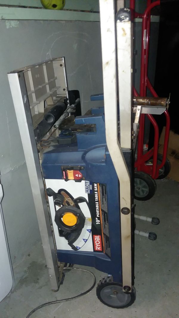 RYOBI 10" portable table saw for Sale in Everett, WA - OfferUp