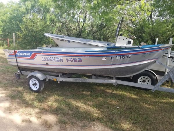 Alumacraft lunker 14 SS for Sale in Converse, TX - OfferUp