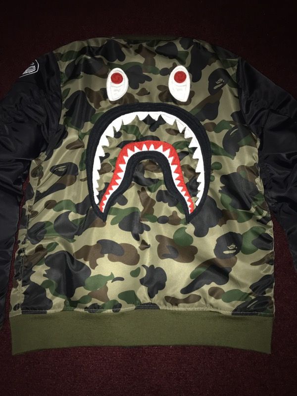 bape ape bomber jacket