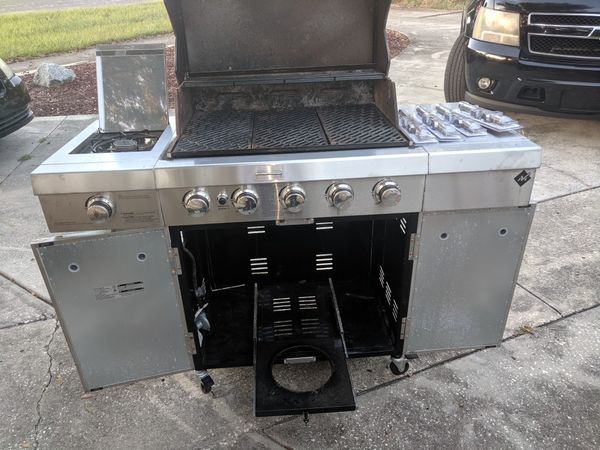 5 burner members mark grill