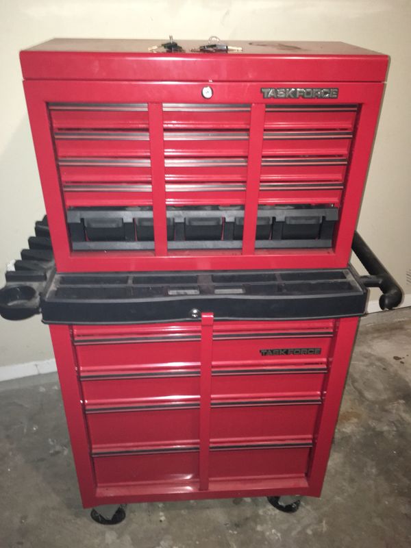 Task force tool box set both in great condition both have keys Comes ...