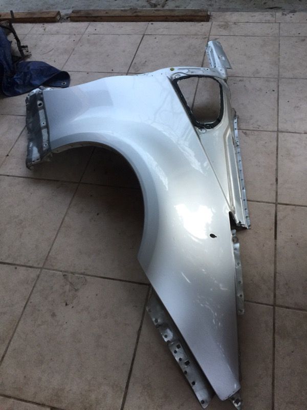 03-08 NISSAN 350z LEFT DRIVER REAR QUARTER PANEL OEM SILVER K23 for ...