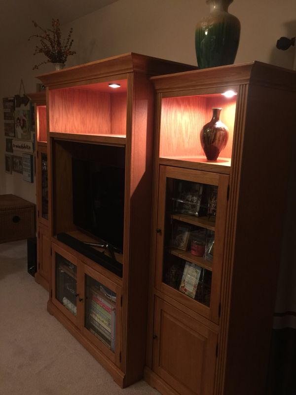 Havertys TV Entertainment Center for Sale in Pineville, NC OfferUp
