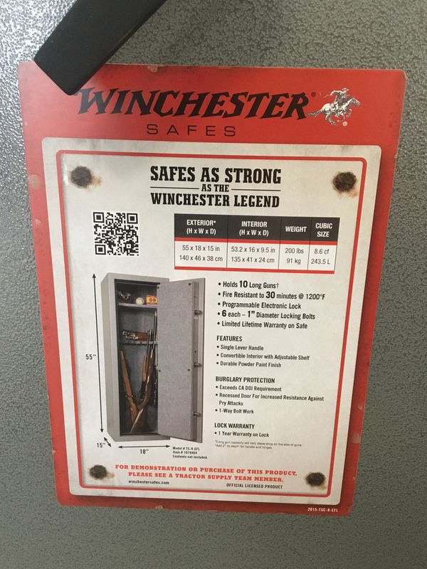 winchester gun safe troubleshooting