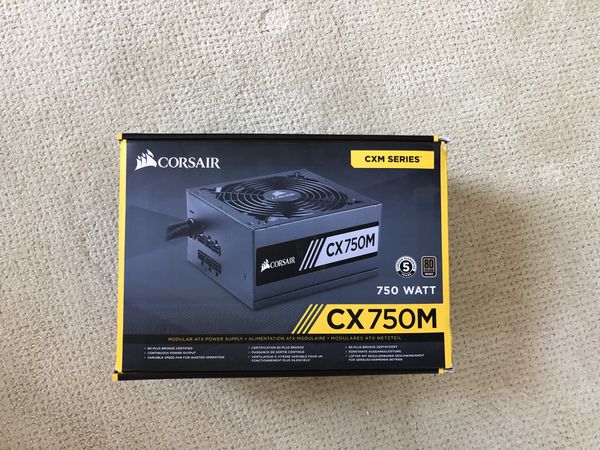 Corsair CX 750m power supply for Sale in Claremont, CA - OfferUp