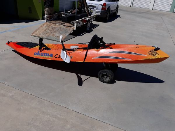 Cobra kayak navigator/ okuma catalina sit on top fishing platform for