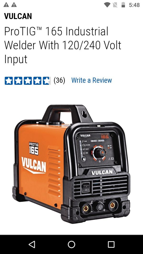 Vulcan pro Tig 165 Industrial welder for Sale in Bakersfield, CA OfferUp