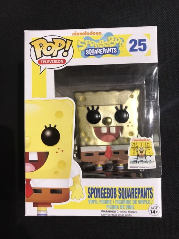 Funko Pop! Metallic Spongebob Squarepants #25 Fan Shellabration ...