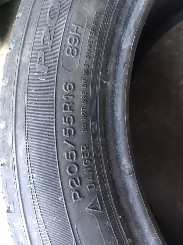 Michelle tire 205/55/16 for Sale in Arlington, TX - OfferUp