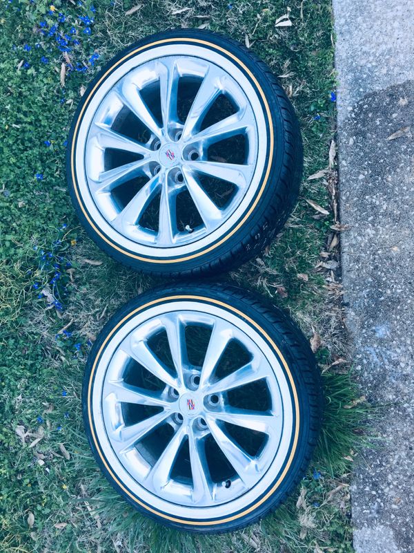19 INCH VOGUE TIRES & CADILLAC RIMS (245/45/19) for Sale in St. Louis