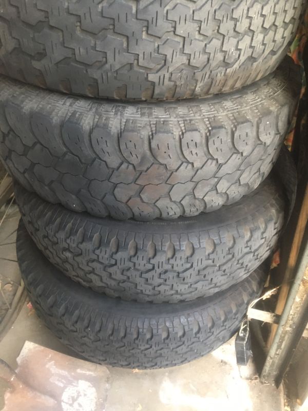 4 Used Tires 235 75 R 15 Goodyear Wrangler Radial For Sale In San 4-used-tires-235-75-r-15-goodyear-wrangler-radial-for-sale-in-san