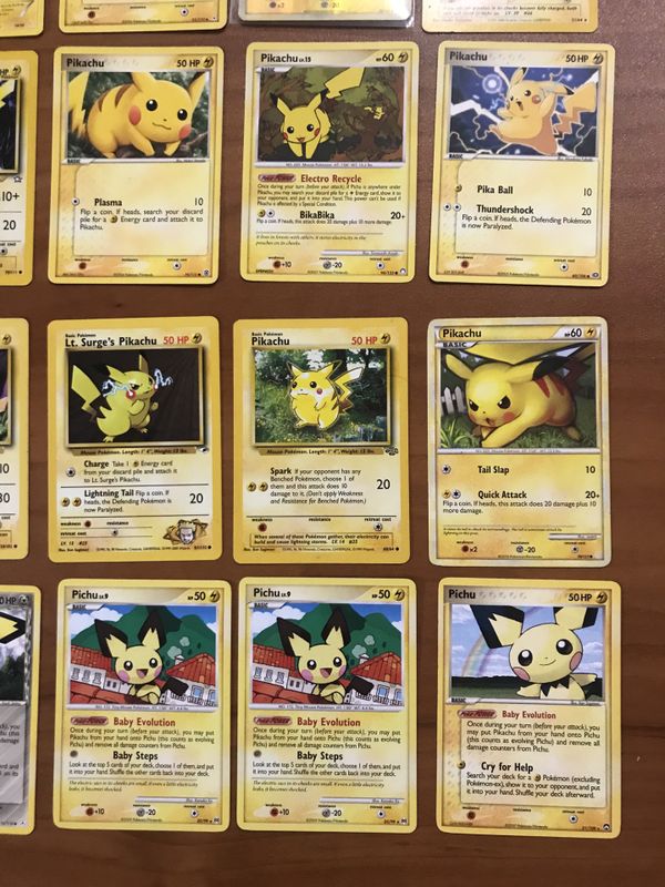 26x Pokemon Trading Cards Pikachu + Evolution for Sale in Menifee, CA ...