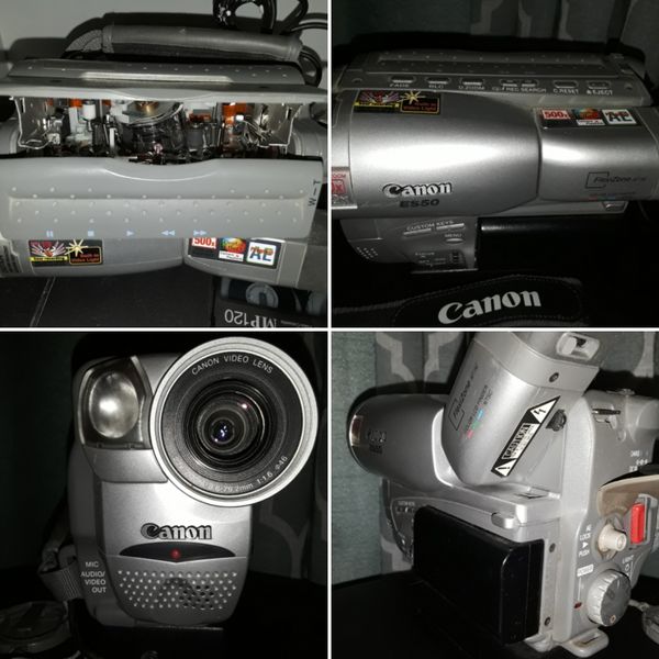 Canon ES50 8mm Cam Corder/Player with Additional Accessories/ Separate