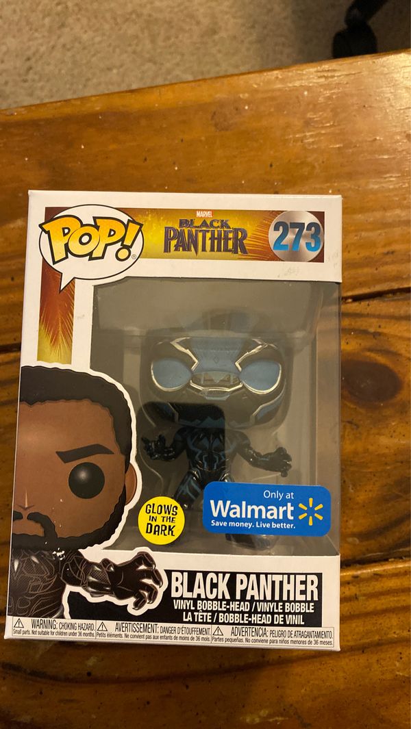 black panther glow funko pop