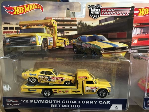 hot wheels snake and mongoose team transport