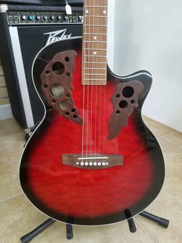 ECHO ACOUSTIC ELECTRIC GUITAR MODEL ECHO1703RDS for Sale in