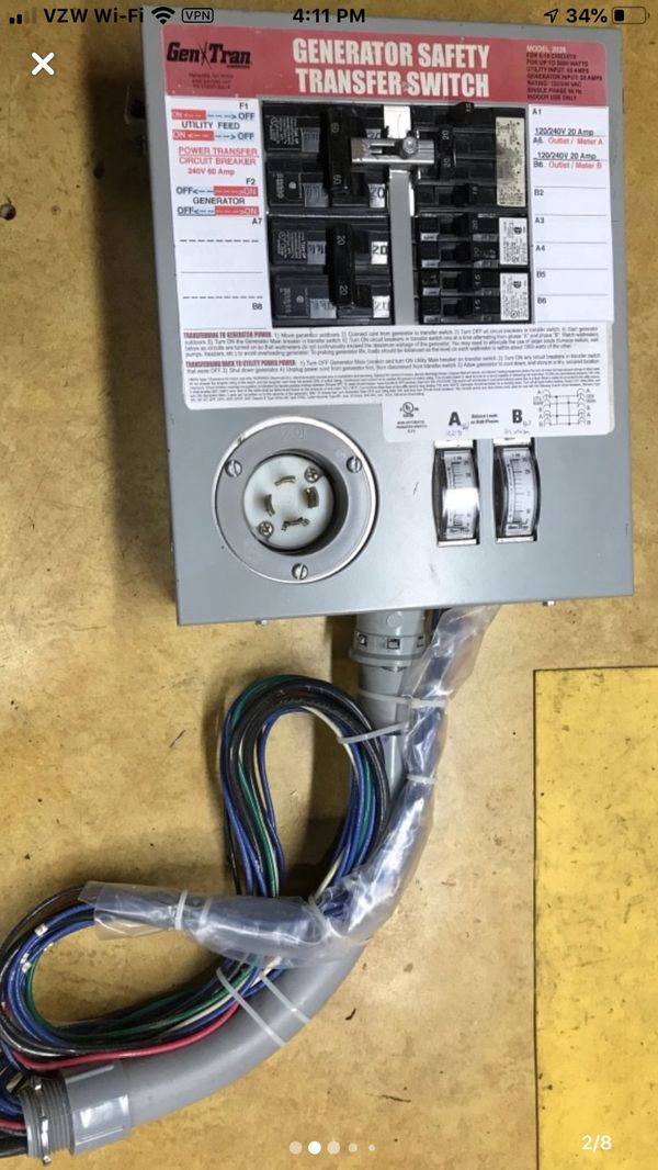 GenTran Generator Transfer Switch for Sale in Vineland, NJ ...