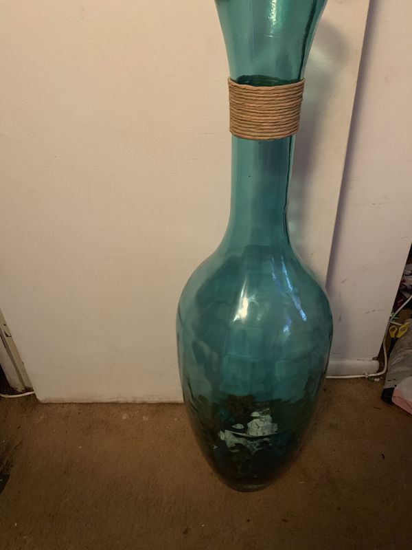 Teal floor Vase for Sale in Severn, MD OfferUp