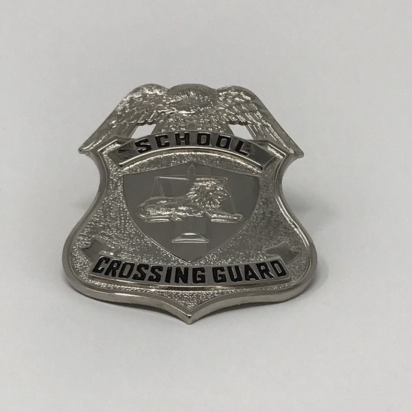 School Crossing Guard Hat Badge with Screw and Pin Attachment for Sale ...