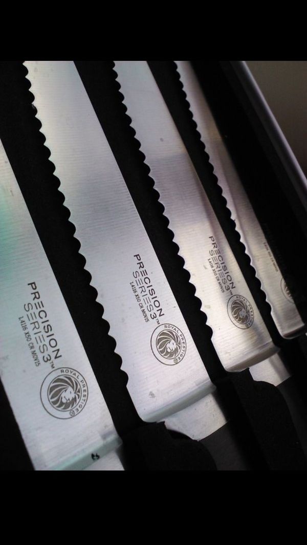 Royal Prestige Royal Prestige 5 Piece Kitchen Knife Set & 4 peice Steak
