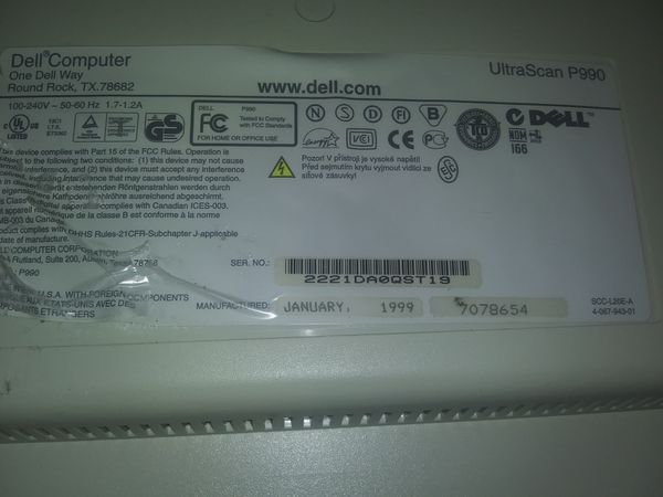 DELL ULTRASCAN P990 19" VGA CRT MONITOR for Sale in Madison, CT - OfferUp