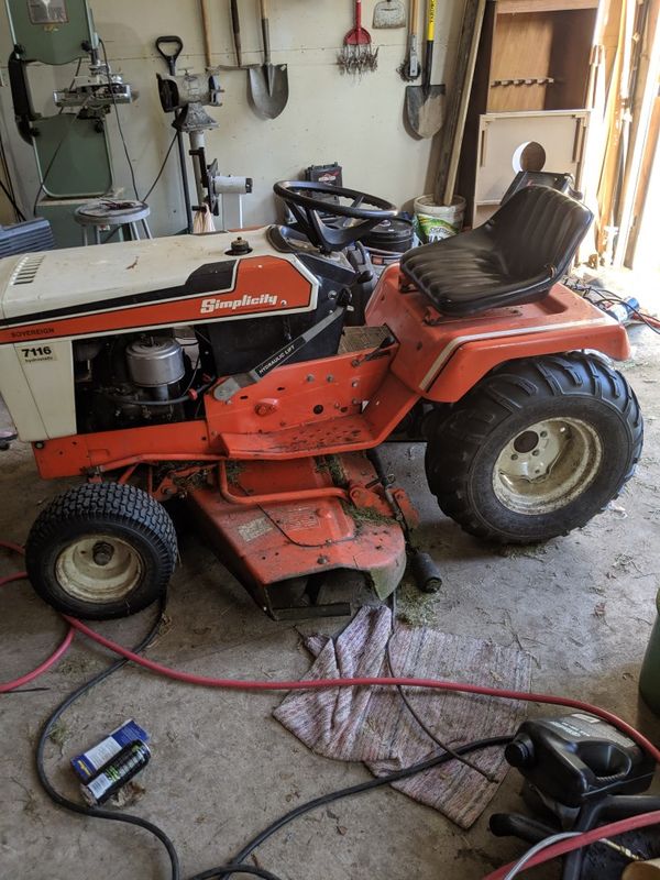 Simplicity 7116 garden tractor for Sale in Zion, IL OfferUp